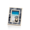 Mendocino Blue Carved Bone Photo Frame