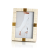 Maha Bone with Brass Trim Photo Frame