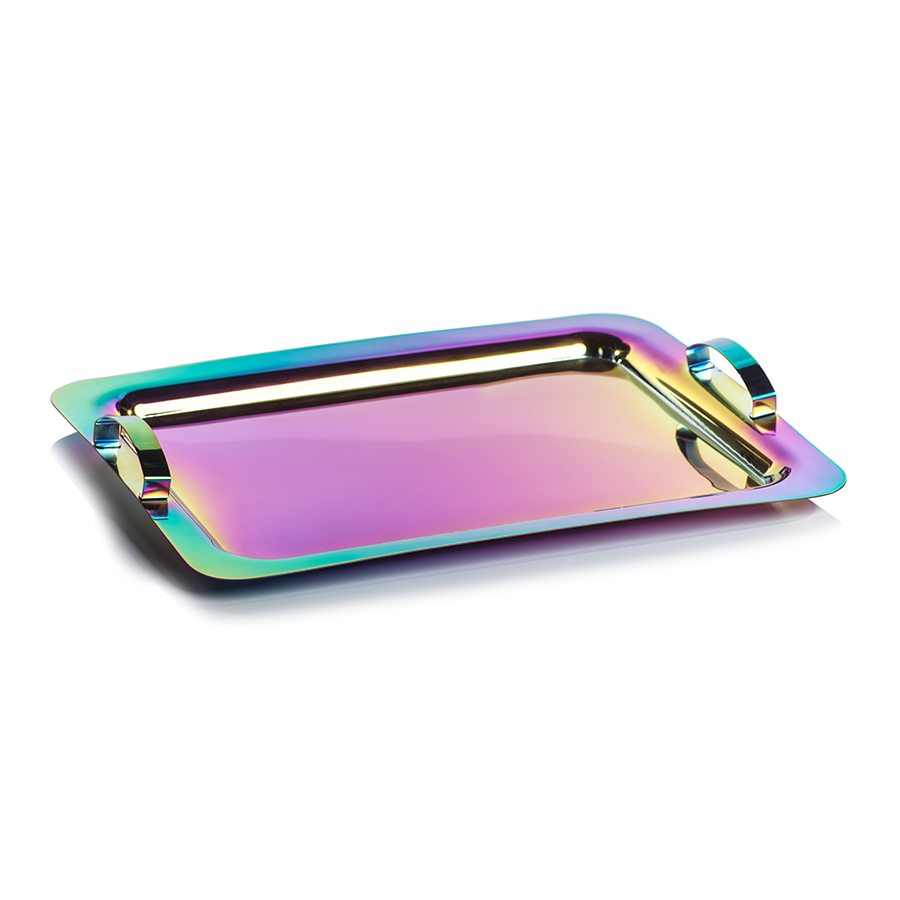 Regenboog Rectangular Stainless Steel Serving Tray