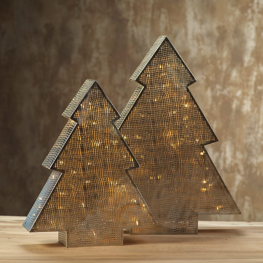 LED Tabletop Metal Tree Design Lamp in Various Sizes