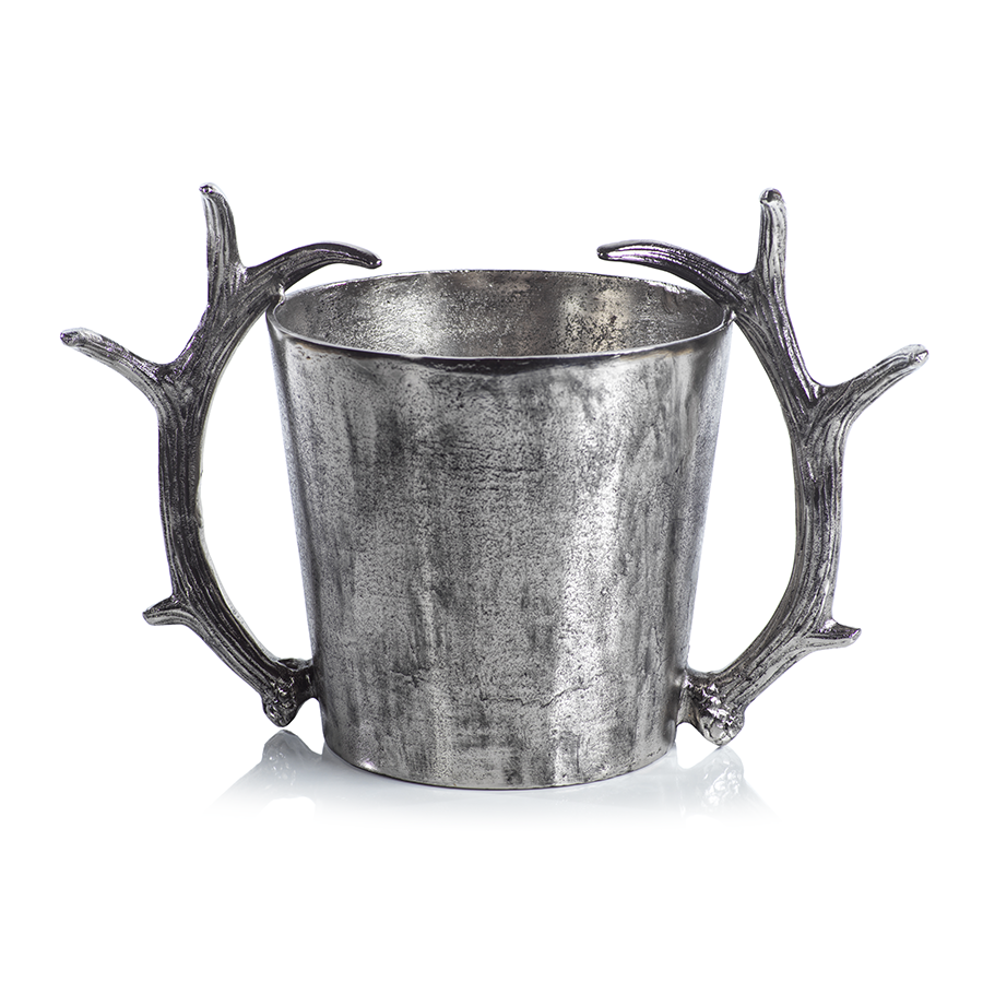 Grant Ice Bucket Wine Cooler w/ Antler Handles