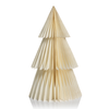 Wish Paper Tabletop Tree - Ivory w. Gold Glitter Edges