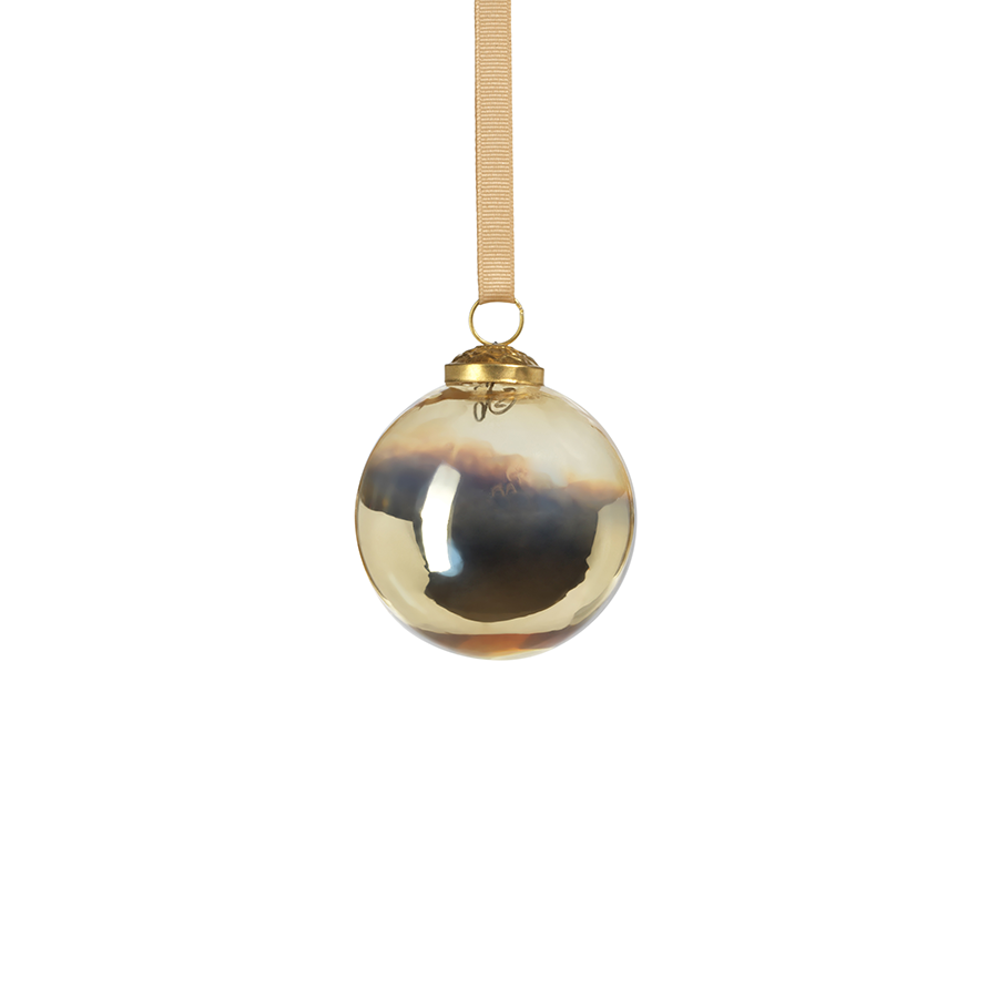 Ombre Luster Ornament - Gold in Various Sizes