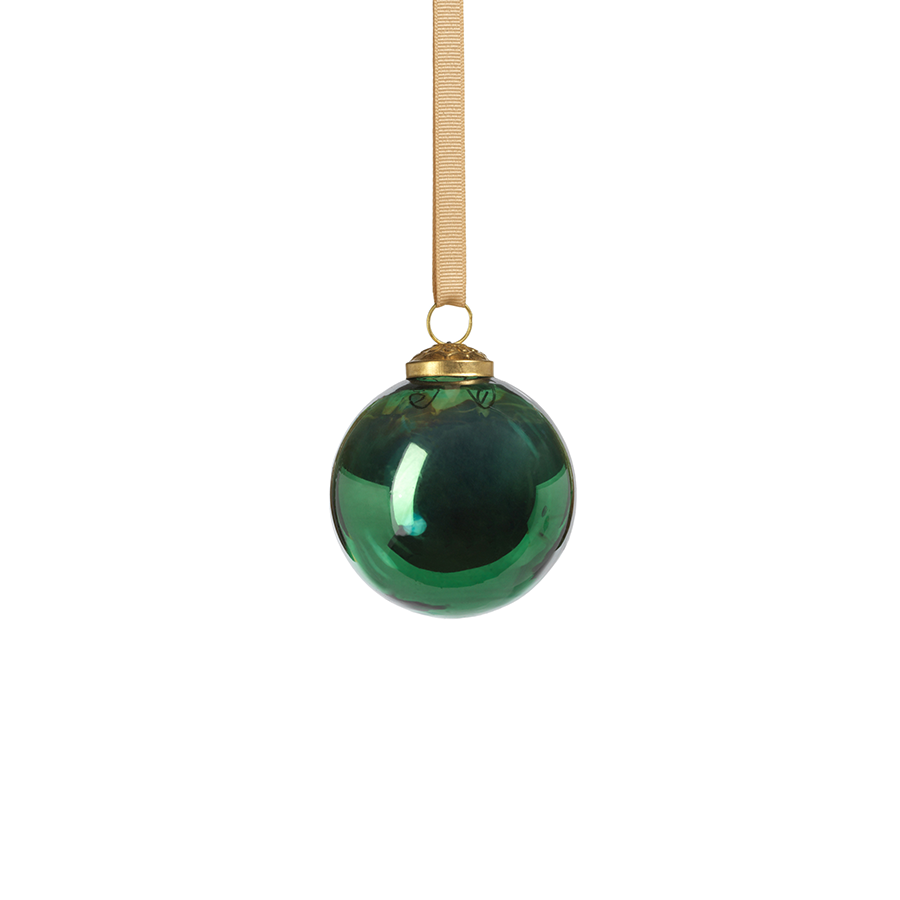 Ombre Luster Ornament - Green in Various Sizes