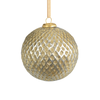 Beehive Glass Ball Ornaments - Set of 2