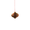 Miriam Paper Deco Onion Shape Ornaments - Set of 12