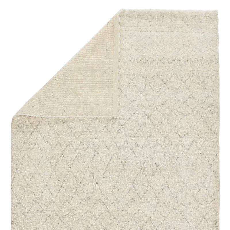 Bernhard Geometric Rug in Snow White & December Sky