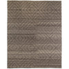 Natural Diamond Patterned Wool Rug