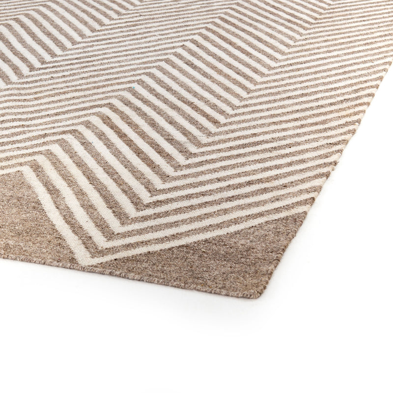 Chevron Beige Rug