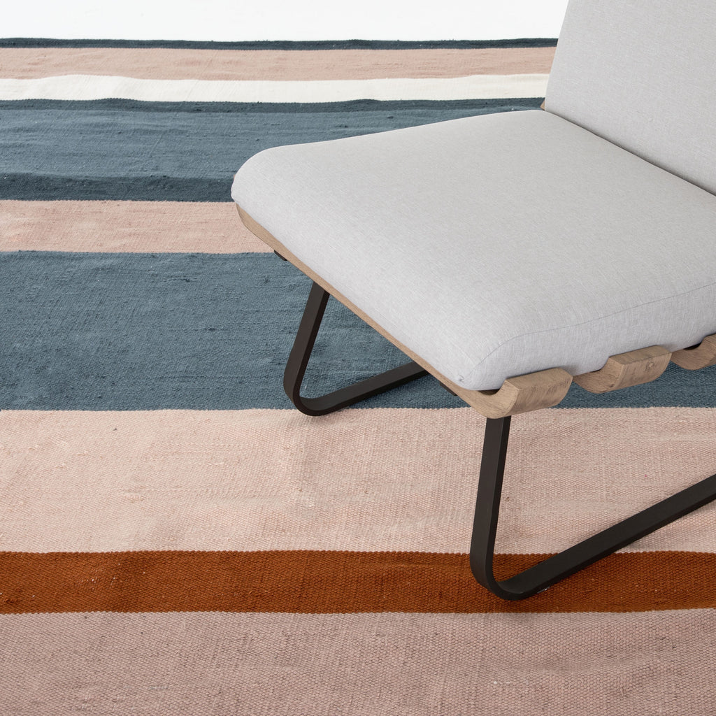 Senna Outdoor Navy/Orange/Blush Rug