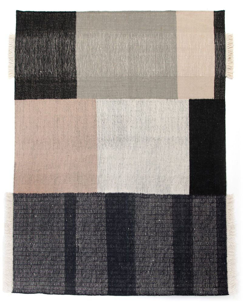 Bran Black & Cream Rug