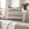 Levi IVL-001 Hand Woven Pillow in Camel & Cream by Surya