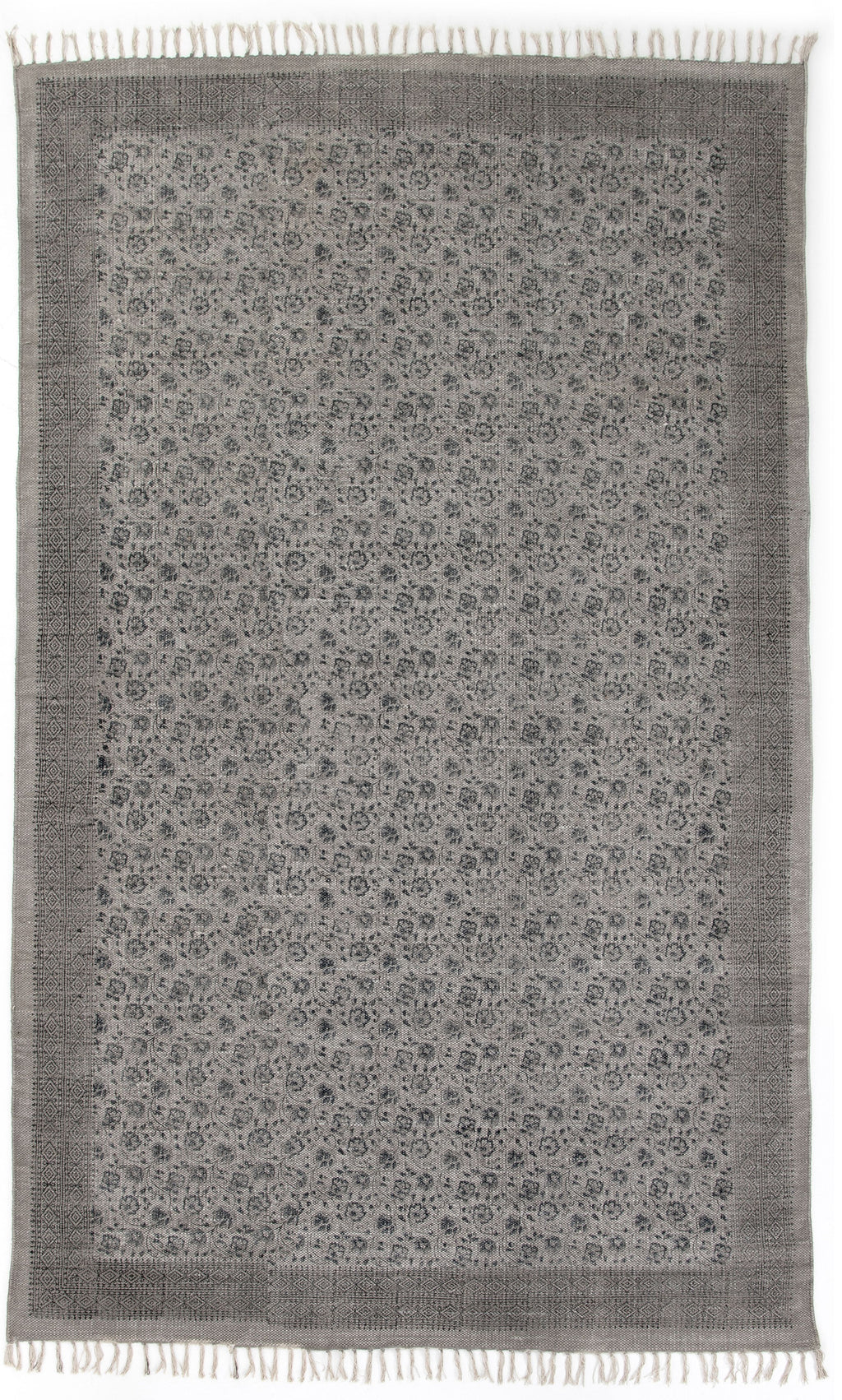 Flatweave Faded Print Rug