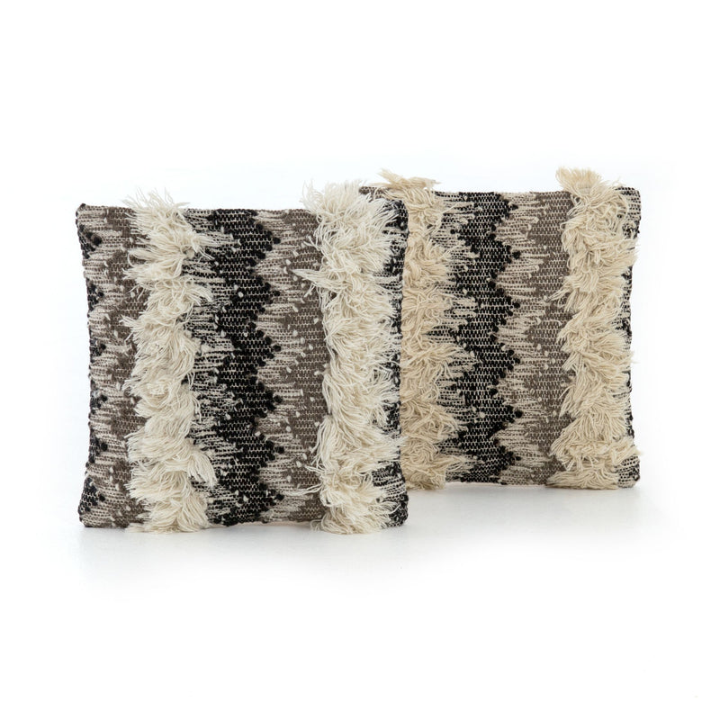 Multi Fringe Pillow Set of 2