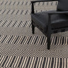 Black Cotton Woven Rug