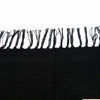 Offset Black Stripe Cotton Rug