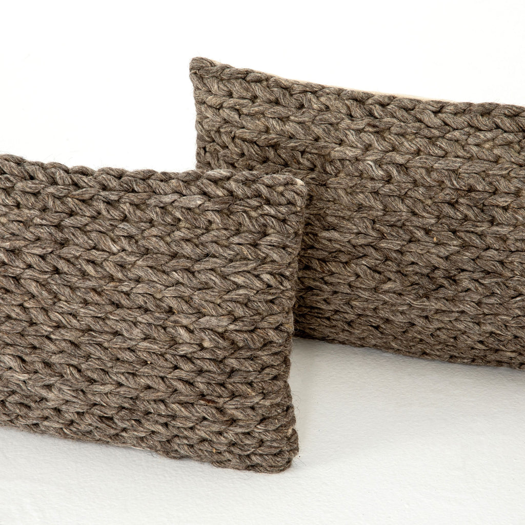 Stone Braided Pillow Set of 2