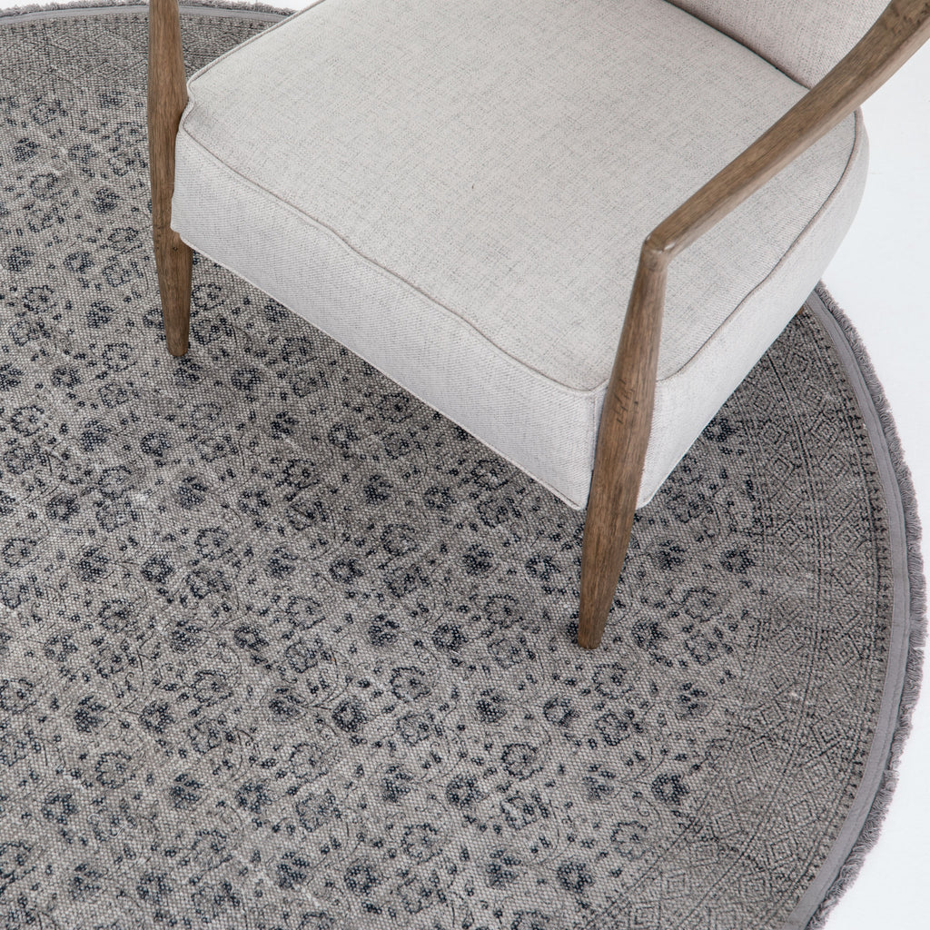 Flatweave Faded Print Rug