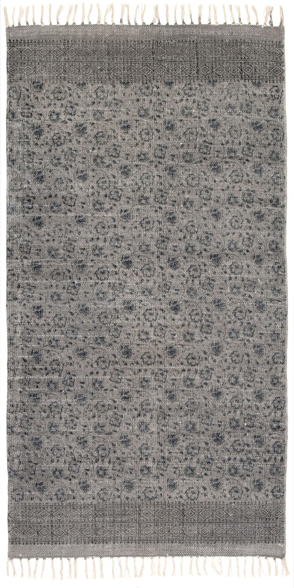 Flatweave Faded Print Runner