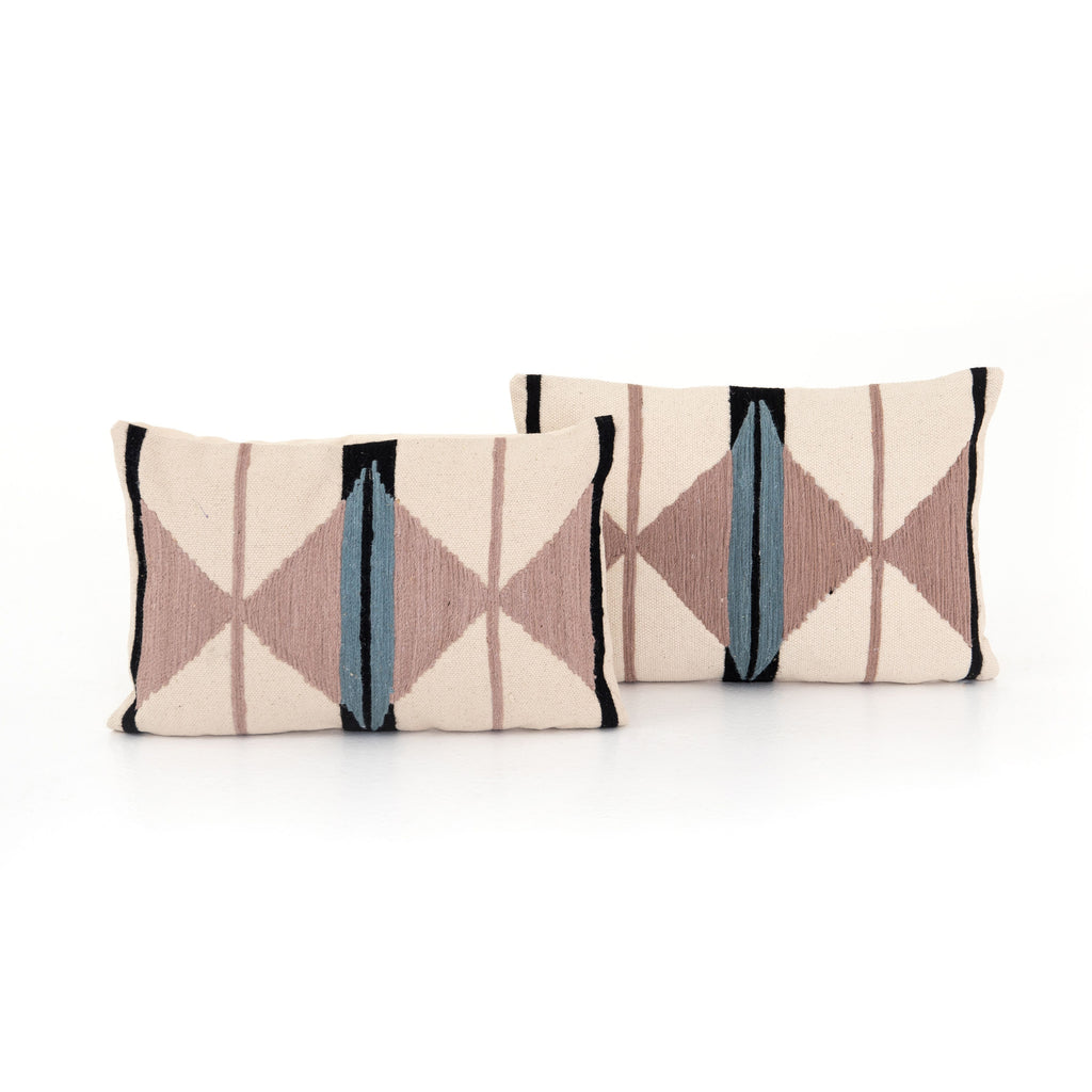 Blush Patterned Pillow Set of 2