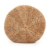 Jute Knit Tan Pouf