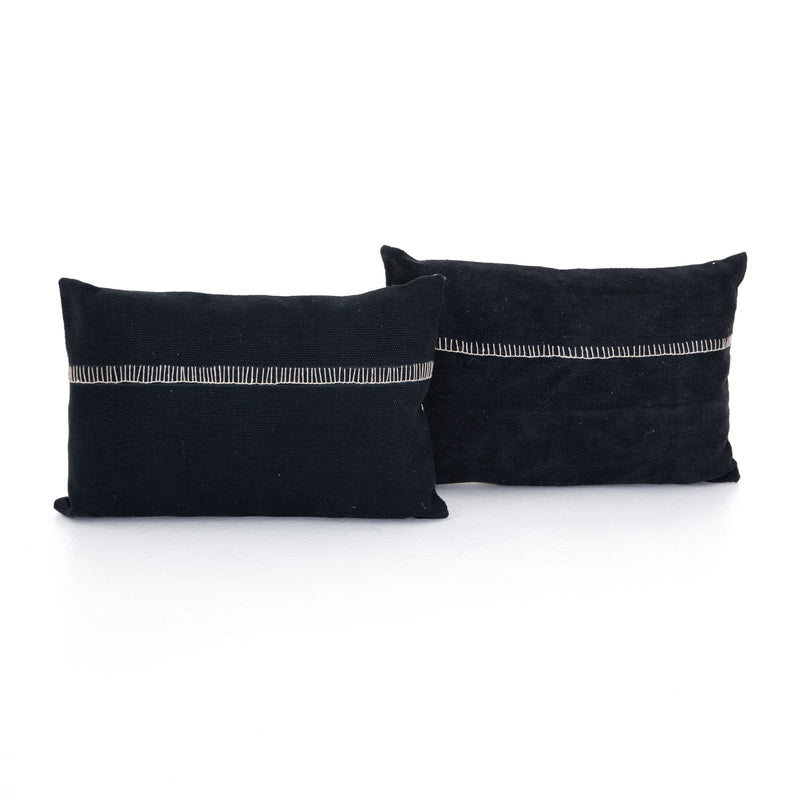 Alese Charcoal Pillow Set of 2