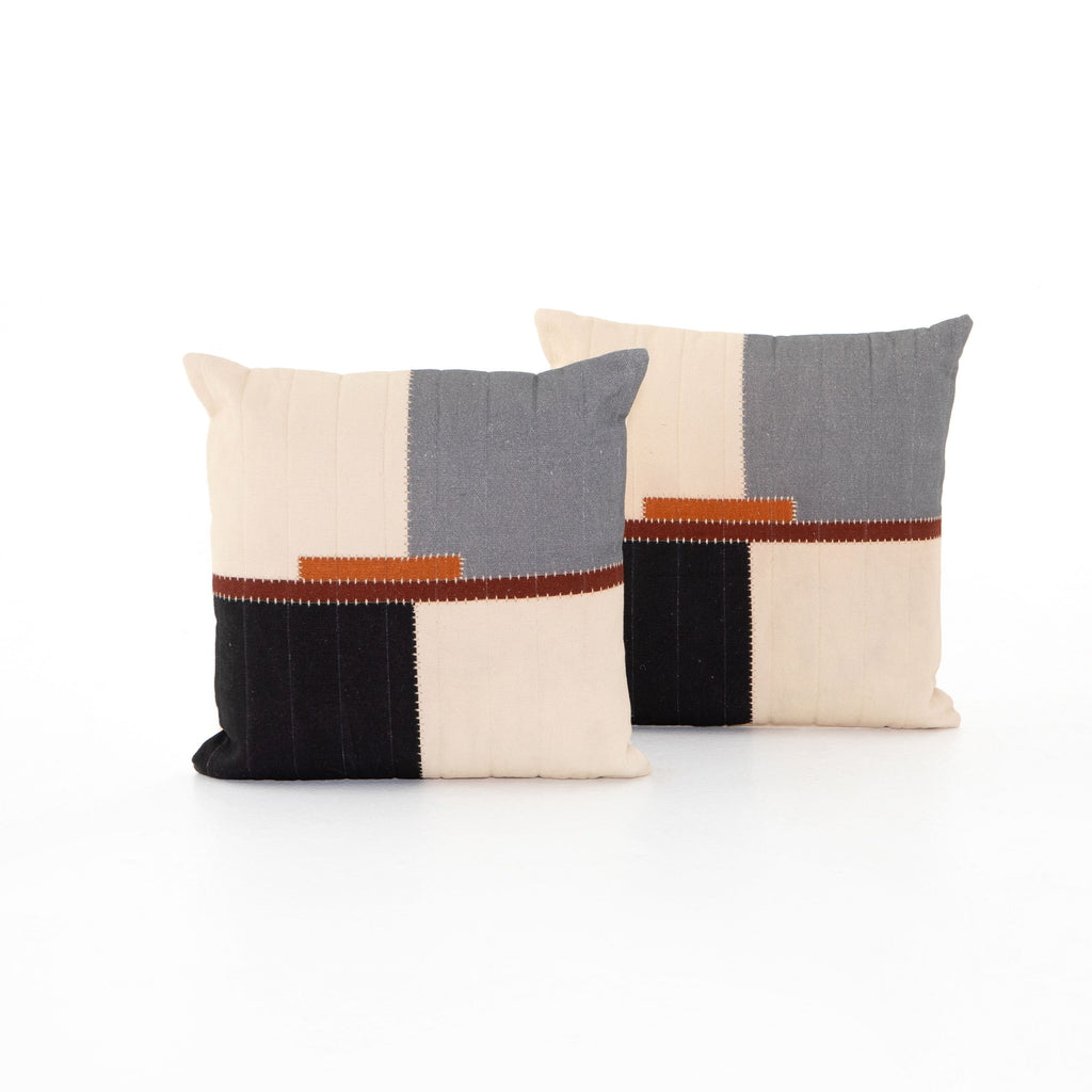 Breah Quad Stripe Pillow Set of 2