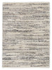 Chessa Stripes Cream & Dark Brown Area Rug