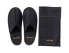 Waxed Canvas Portable Slipper Large Black