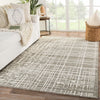 Arlo Handmade Trellis Gray & Cream Area Rug