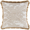 Jahari JHI-001 Woven Pillow in Cream & Tan by Surya