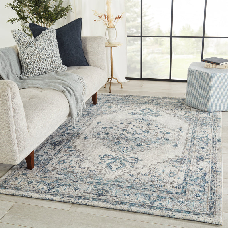 Jolie Lisette Blue & Light Gray Rug 5