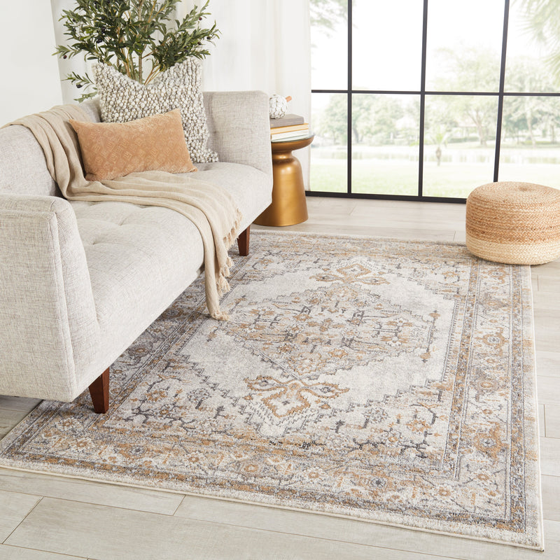 Jolie Lisette Gray & Gold Rug 5