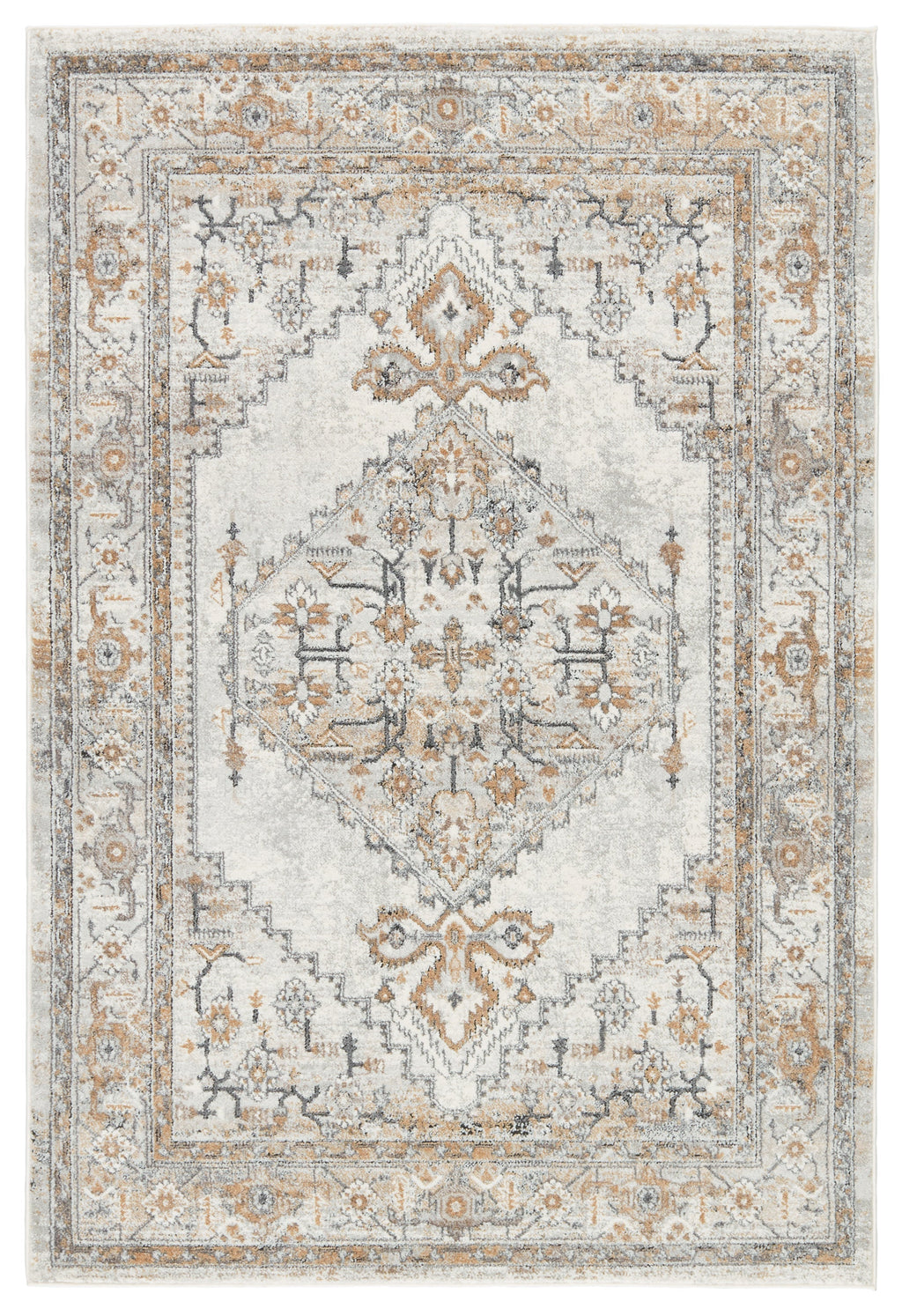 Jolie Lisette Gray & Gold Rug 1