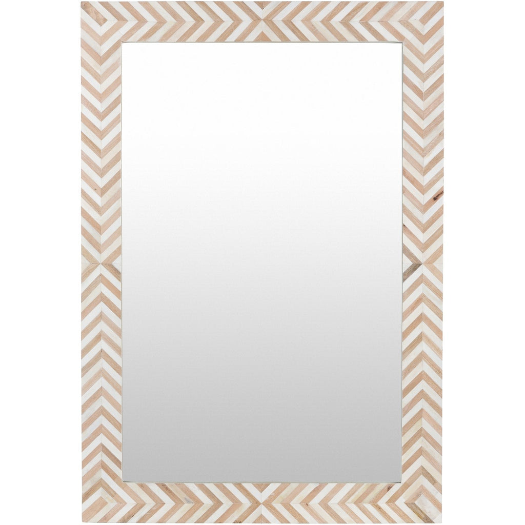 Kathryn KAH-001 Rectangular Mirror in Natural by Surya