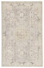 Modify Hand-Knotted Medallion Gray & Blue Area Rug