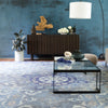 Modify Hand-Knotted Medallion Blue & Gray Area Rug