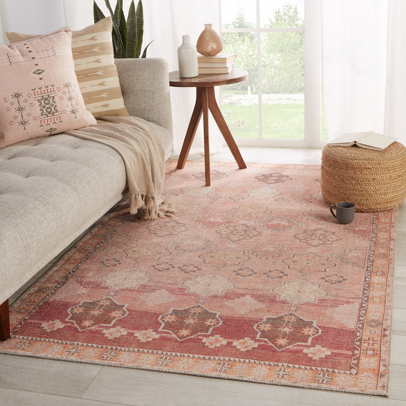 Bijou Medallion Pink & Orange Rug by Jaipur Living