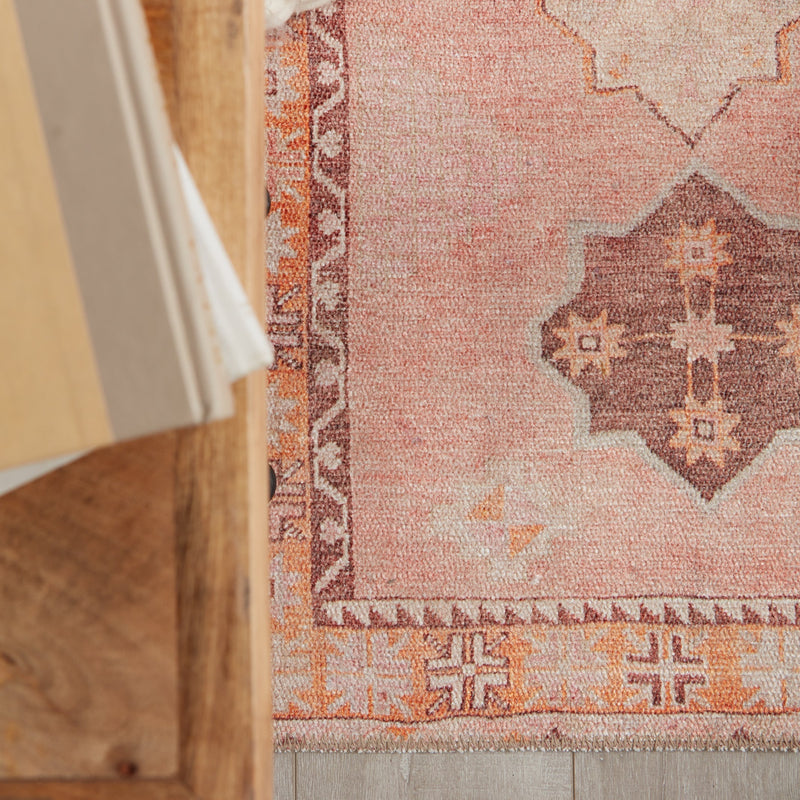 Bijou Medallion Pink & Orange Rug by Jaipur Living