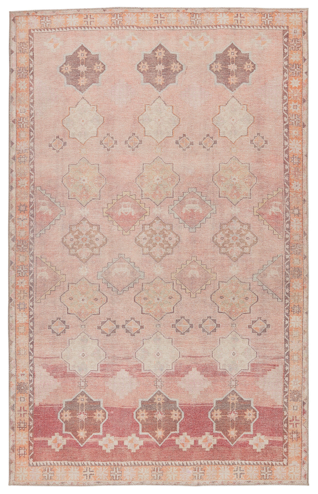 Bijou Medallion Pink & Orange Rug by Jaipur Living