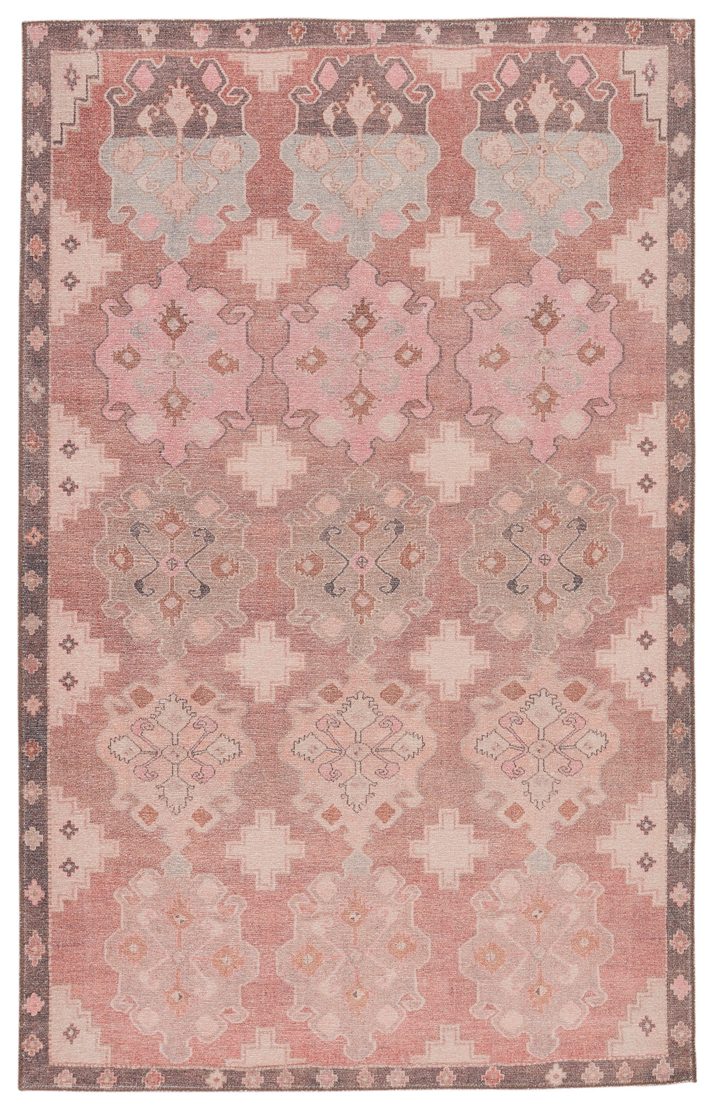 Chilton Medallion Pink & Brown Rug by Jaipur Living