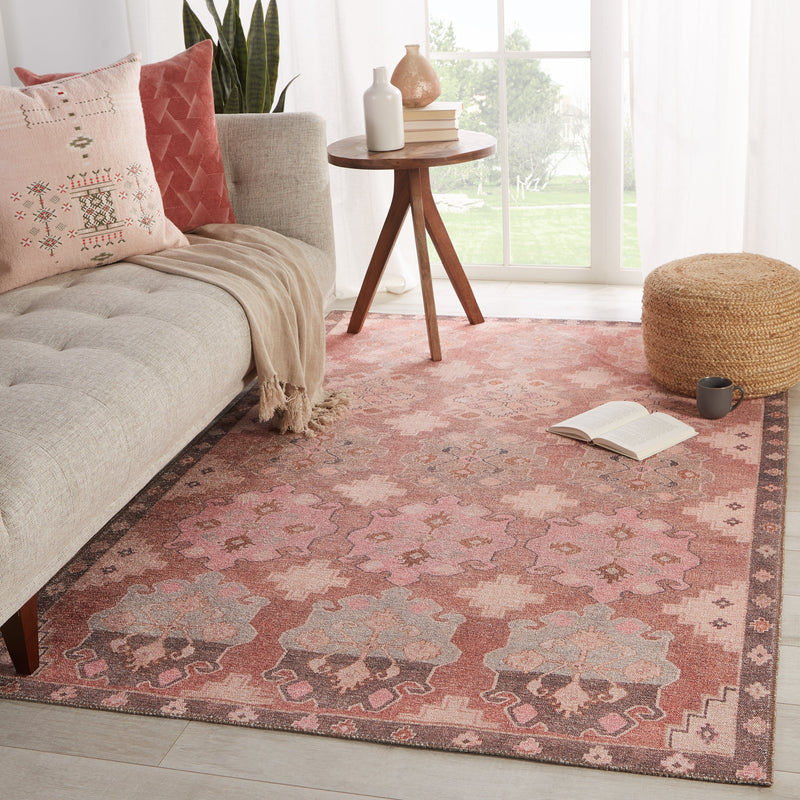 Chilton Medallion Pink & Brown Rug by Jaipur Living