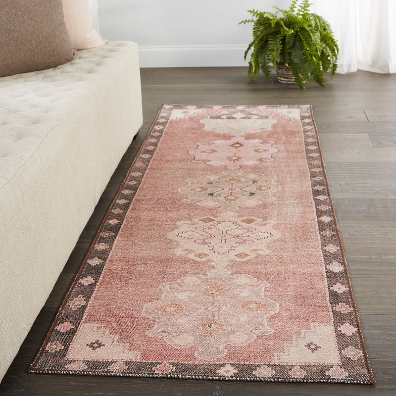 Chilton Medallion Pink & Brown Rug by Jaipur Living