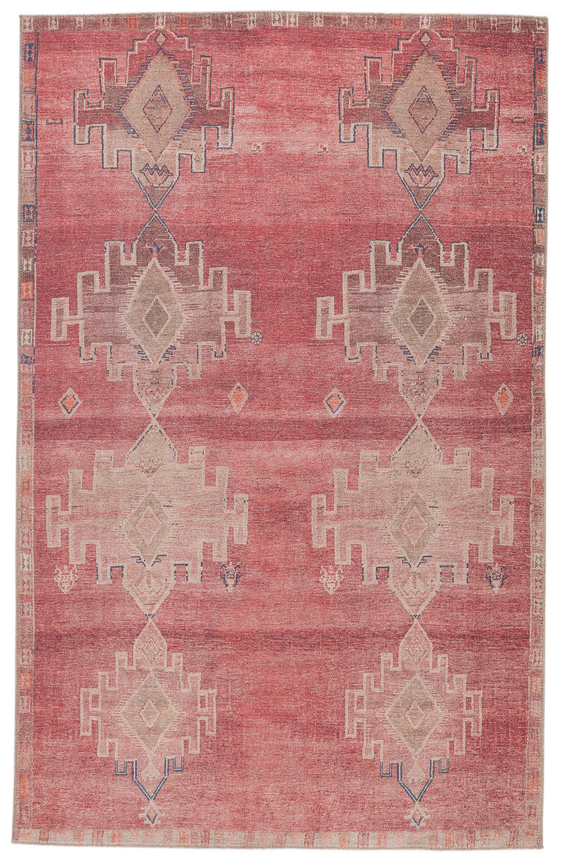 Evadne Medallion Pink & Blue Rug by Jaipur Living