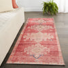 Evadne Medallion Pink & Blue Rug by Jaipur Living