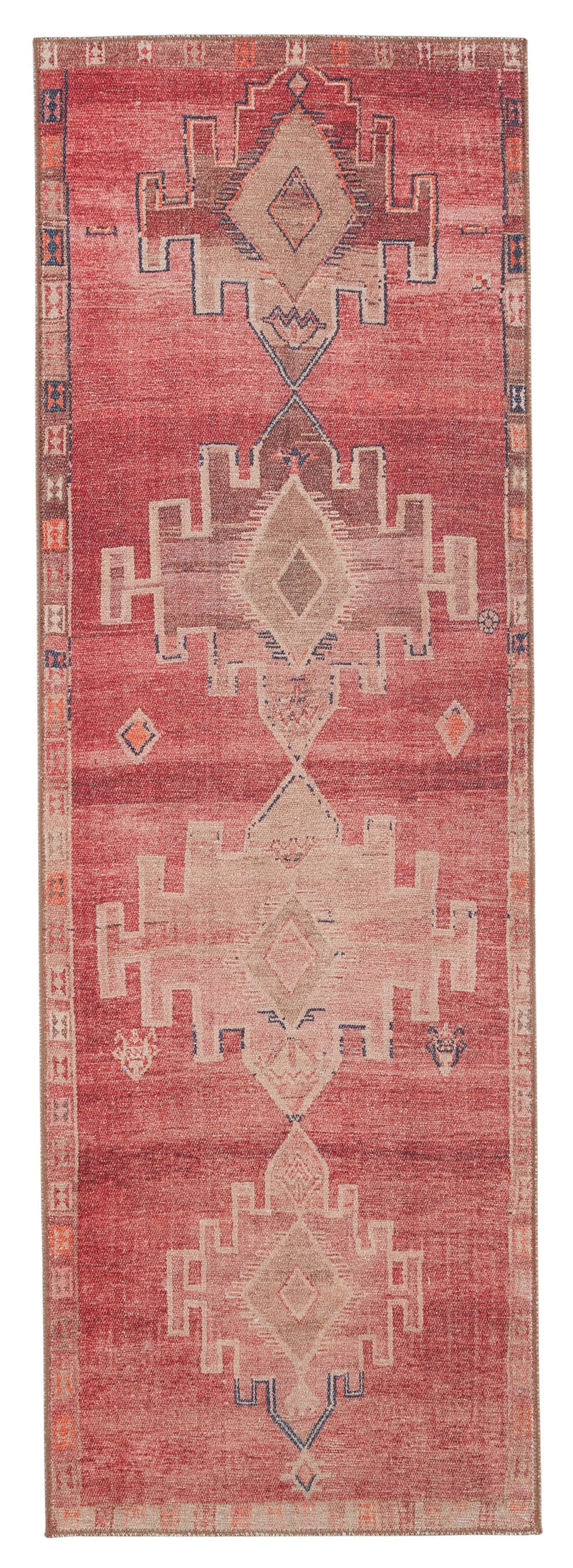 Evadne Medallion Pink & Blue Rug by Jaipur Living