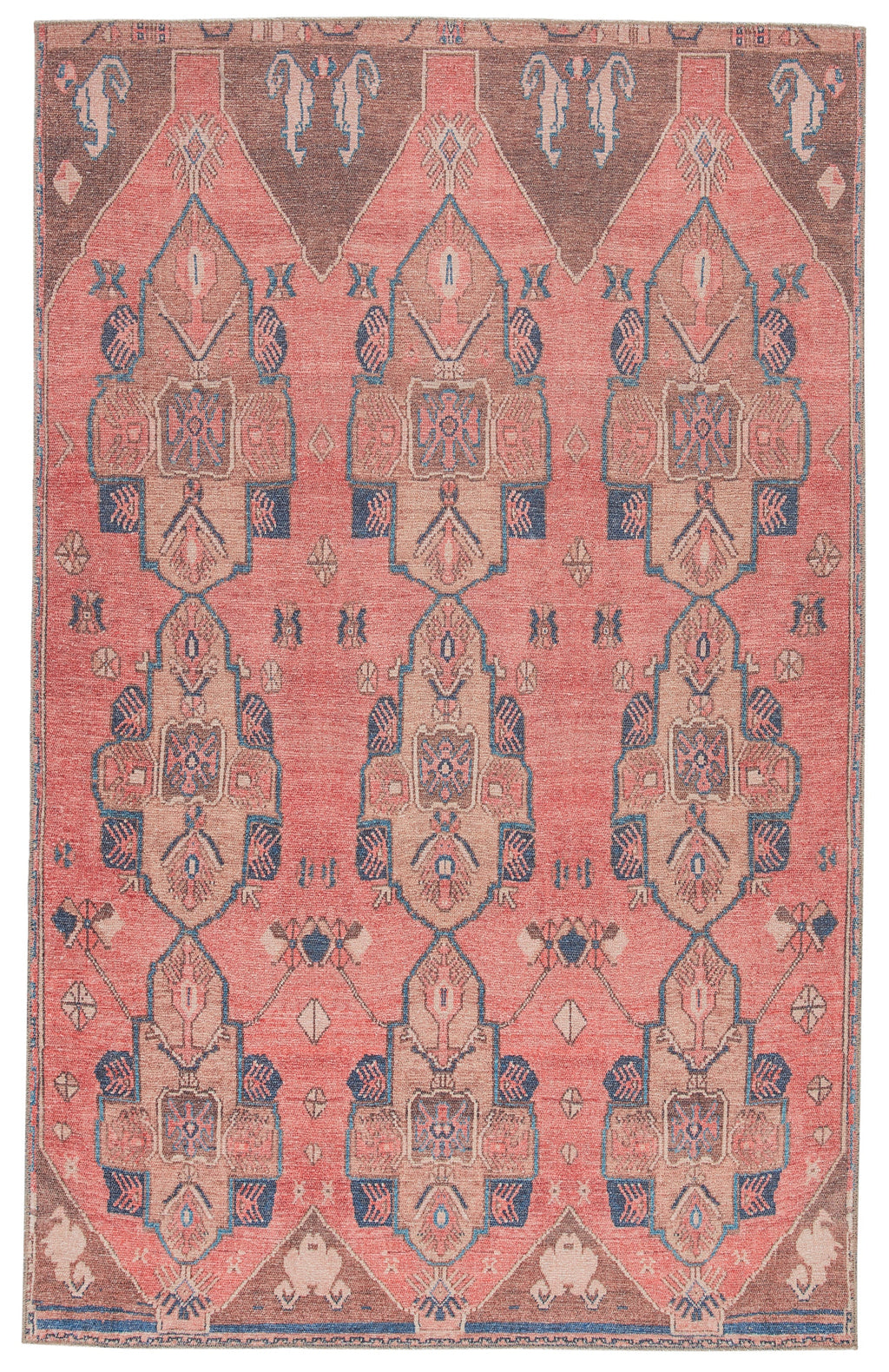 Lani Medallion Pink & Blue Rug by Jaipur Living