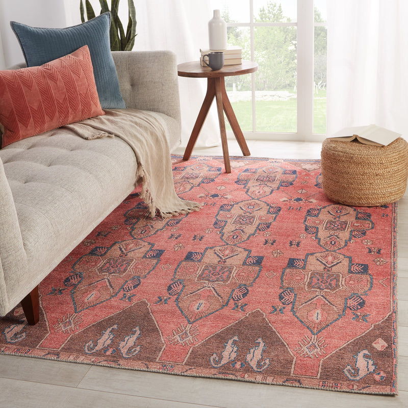 Lani Medallion Pink & Blue Rug by Jaipur Living