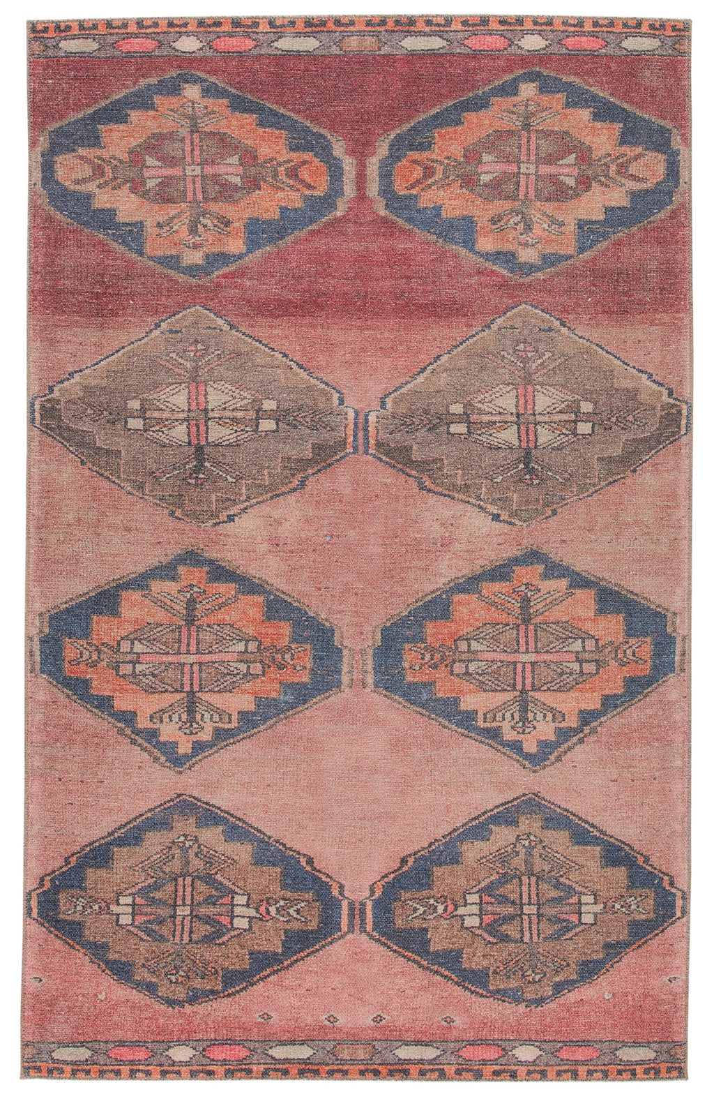 Mirta Medallion Pink & Blue Rug by Jaipur Living