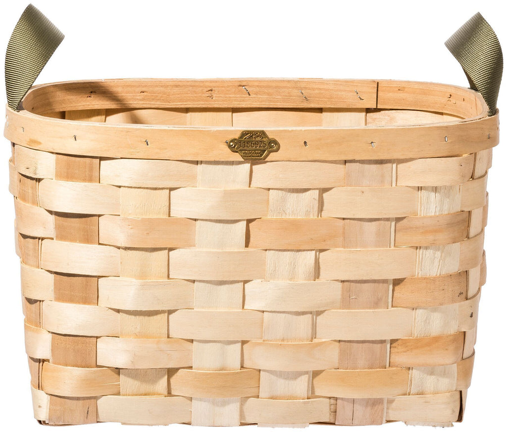 Wooden Basket Natural Rectangle